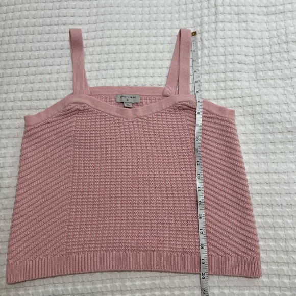Sandy Liang Pink Knit Tank Top - Picture 11 of 11